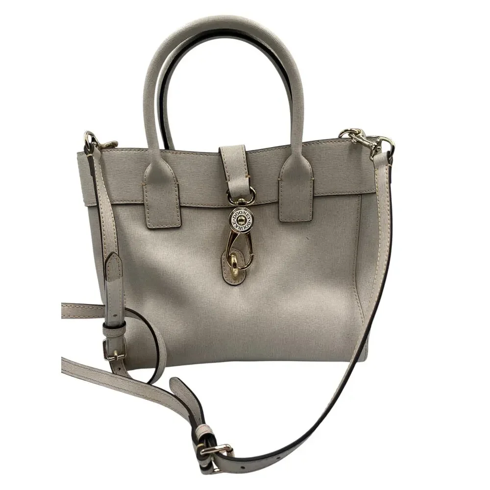 Dooney & Bourke Satchel Crossbody Tote Hand Bag Florentine Amelie Gray